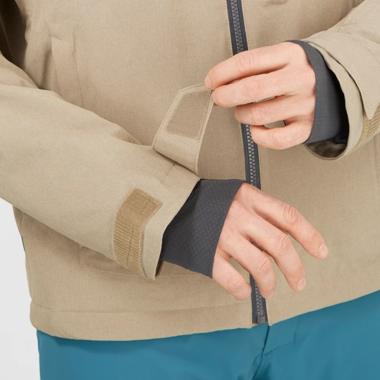 Chaquetas De Esquí Salomon Untracked Insulated Hombre Negros Beige | MX UIHX412